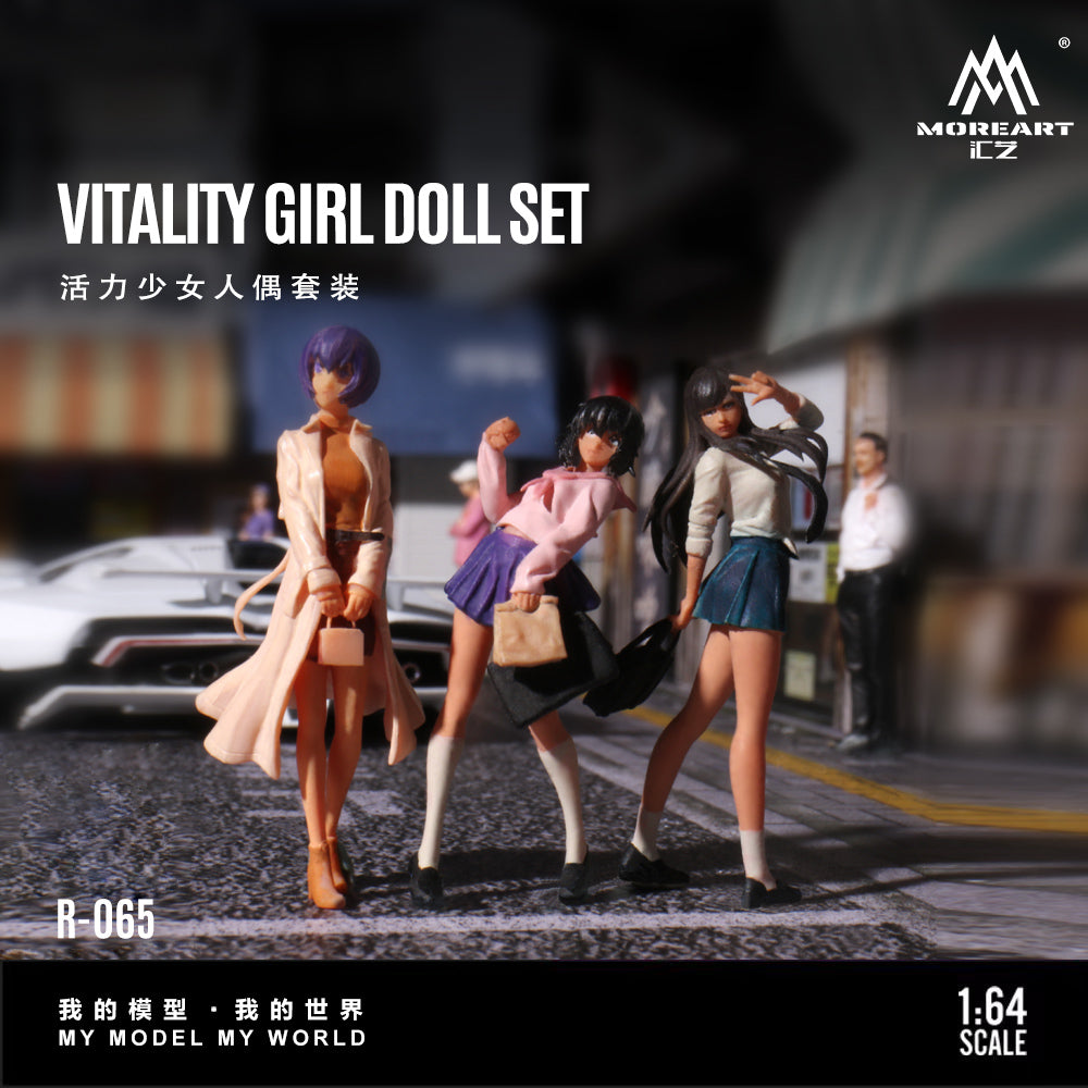[Preorder] MoreArt 1:64 VITALITY GIRL DOLLSET MO223065