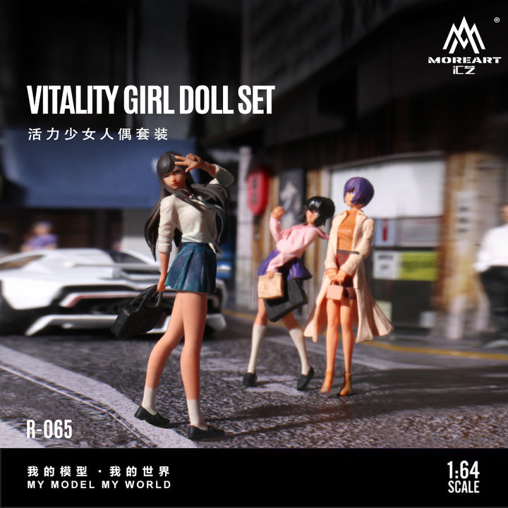 [Preorder] MoreArt 1:64 VITALITY GIRL DOLLSET MO223065