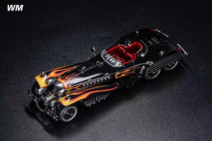 [Preorder] WM 1:64 Hydra Schmidt V16 Roadster Movie Wolverine Flame Version