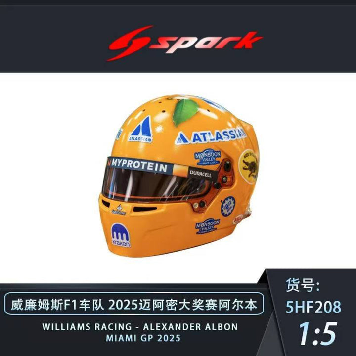[Preorder] Spark 1:5 F1 Helmet (10 Variants)