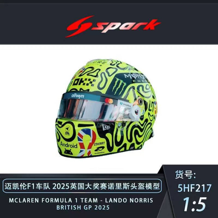 [Preorder] Spark 1:5 F1 Helmet (10 Variants)