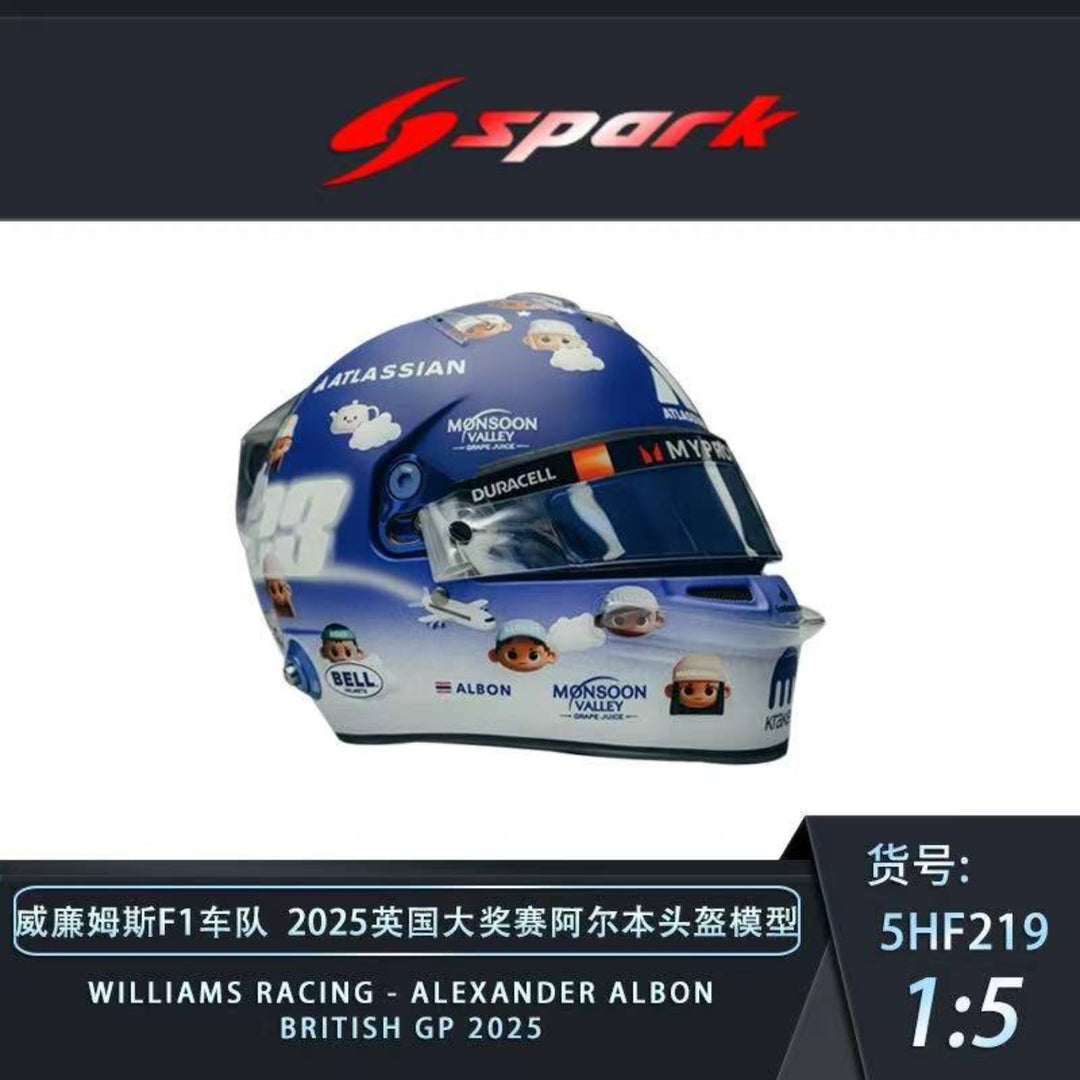 [Preorder] Spark 1:5 F1 Helmet (10 Variants)