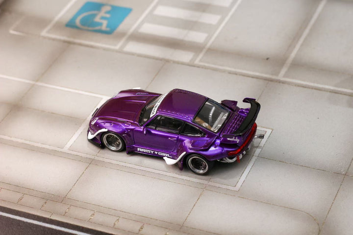 [Preorder] Street Weapon 1:64 Porsche RWB 993 Purple