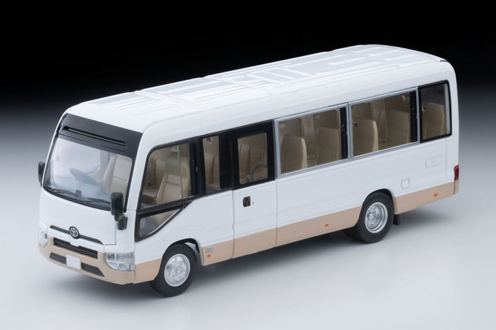 [Preorder] TLVN Tomica Limited Vintage Neo 1:64 Toyota Coaster LX (White/Beige) LV-N294d