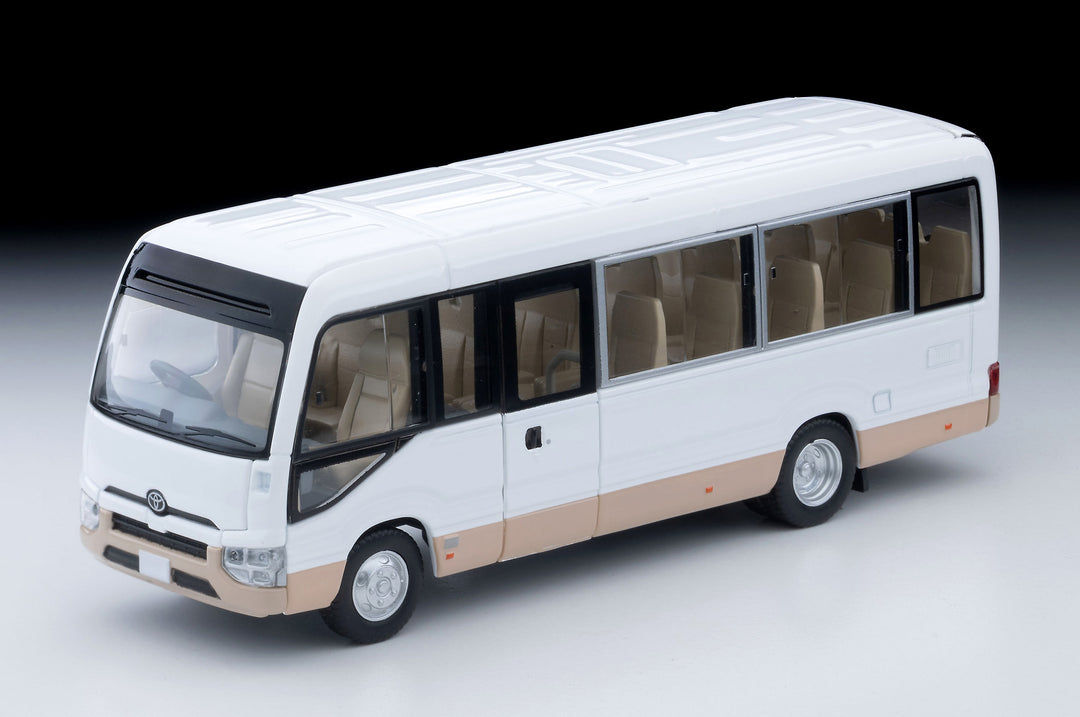 [Preorder] TLVN Tomica Limited Vintage Neo 1:64 Toyota Coaster LX (White/Beige) LV-N294d
