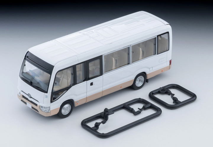 [Preorder] TLVN Tomica Limited Vintage Neo 1:64 Toyota Coaster LX (White/Beige) LV-N294d