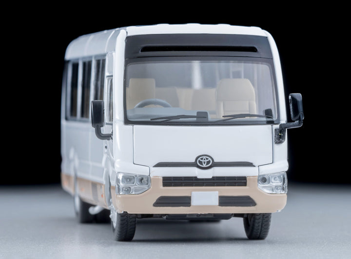 [Preorder] TLVN Tomica Limited Vintage Neo 1:64 Toyota Coaster LX (White/Beige) LV-N294d