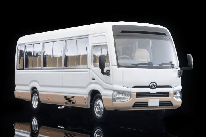 [Preorder] TLVN Tomica Limited Vintage Neo 1:64 Toyota Coaster LX (White/Beige) LV-N294d