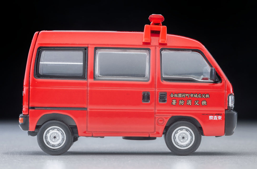 [Preorder] TLVN Tomica Limited Vintage Neo 1:64 Honda Acty Van Inspection Car (Chichibu Fire Dept) LV-N387a