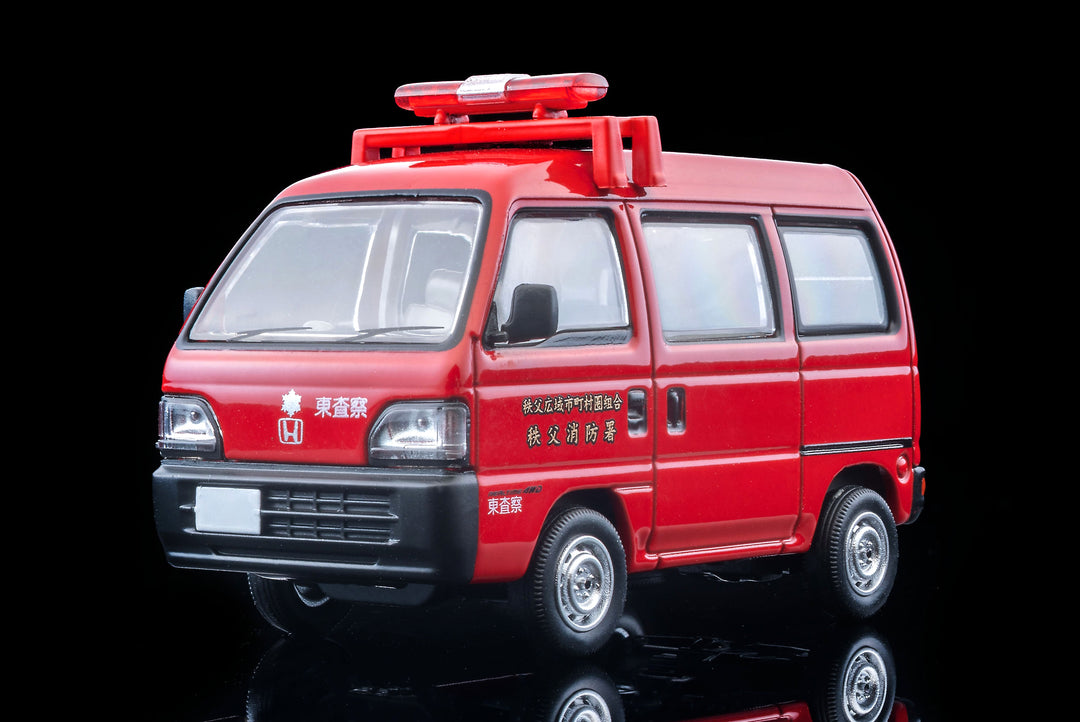 [Preorder] TLVN Tomica Limited Vintage Neo 1:64 Honda Acty Van Inspection Car (Chichibu Fire Dept) LV-N387a