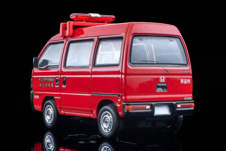 [Preorder] TLVN Tomica Limited Vintage Neo 1:64 Honda Acty Van Inspection Car (Chichibu Fire Dept) LV-N387a