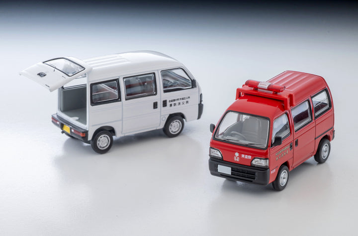 [Preorder] TLVN Tomica Limited Vintage Neo 1:64 Honda Acty Van Chichibu Fire Dept (White) LV-N388a