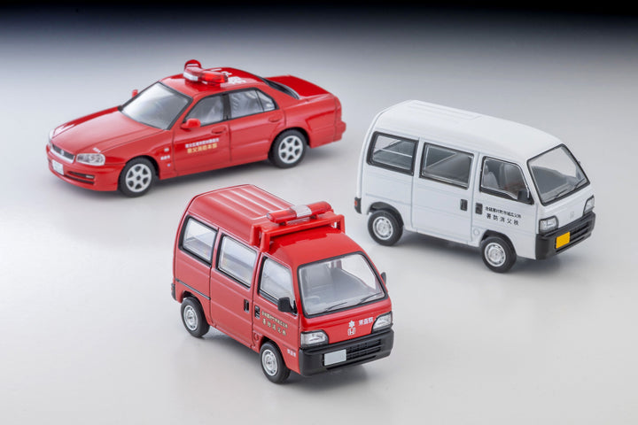 [Preorder] TLVN Tomica Limited Vintage Neo 1:64 Honda Acty Van Chichibu Fire Dept (White) LV-N388a