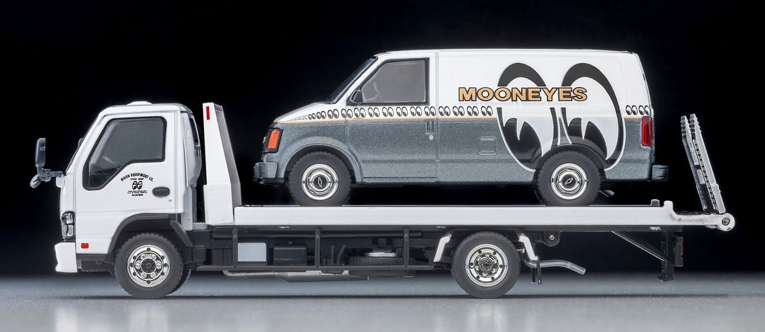 [Preorder] TLVN Tomica Limited Vintage Neo 1:64 Isuzu Elf Hanamidai Safety Loader (MOONEYES) LV-N391a