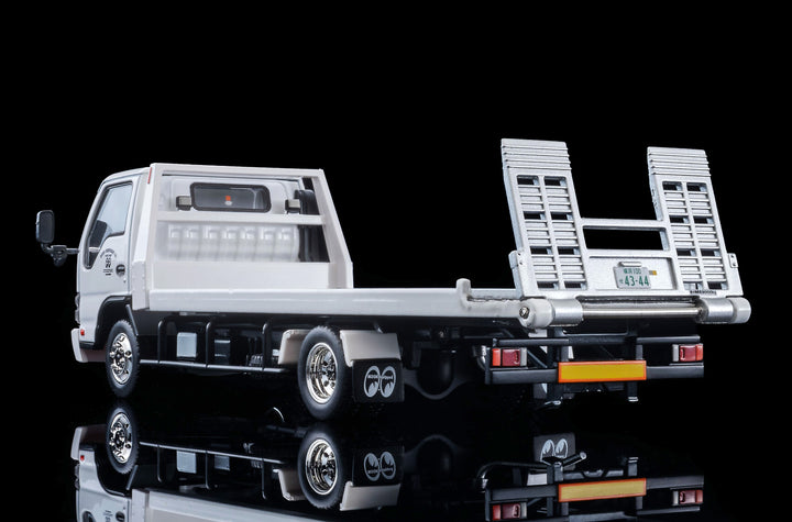 [Preorder] TLVN Tomica Limited Vintage Neo 1:64 Isuzu Elf Hanamidai Safety Loader (MOONEYES) LV-N391a