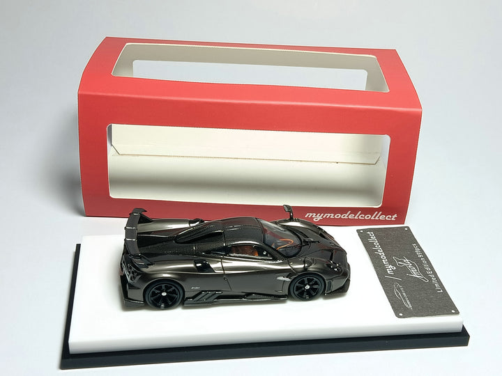 [Preorder] Model Collect 1:64 Pagani Huayra Imola Pearl Grey/Carbon roof