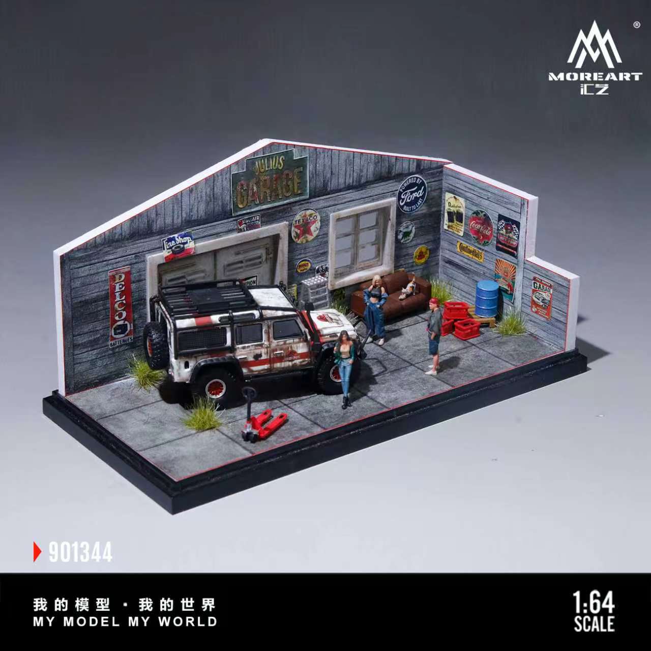 Preorder] MoreArt 1:64 AMERICAN-STYLE RETRO DIY REPAIR WORKSHOP
