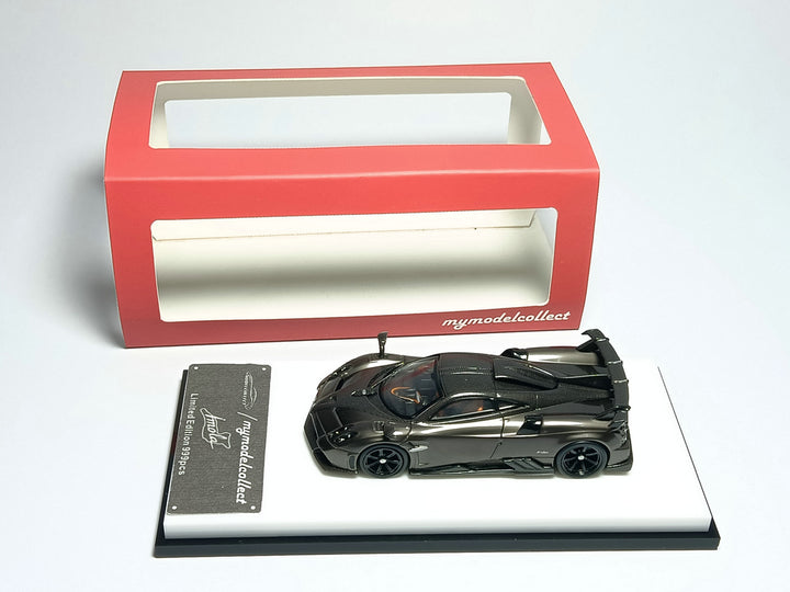 [Preorder] Model Collect 1:64 Pagani Huayra Imola Pearl Grey/Carbon roof