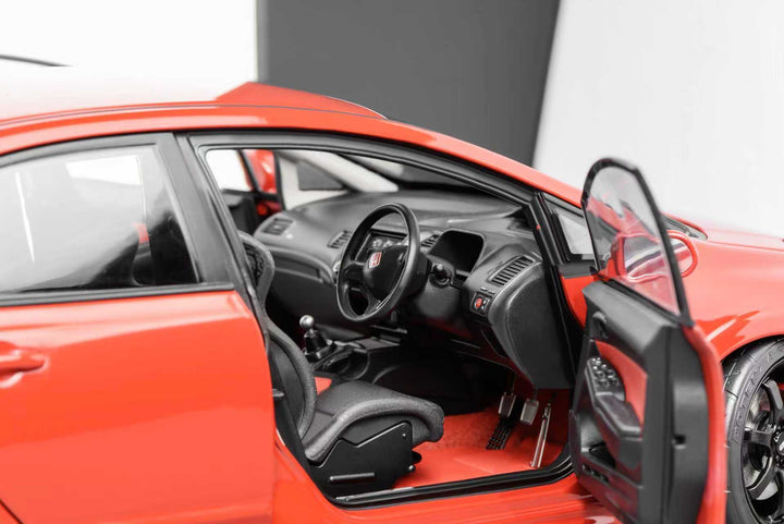 MOTORHELIX 1:18 Honda Civic Type R（FD2) MUGEN RR Milano Red M85415