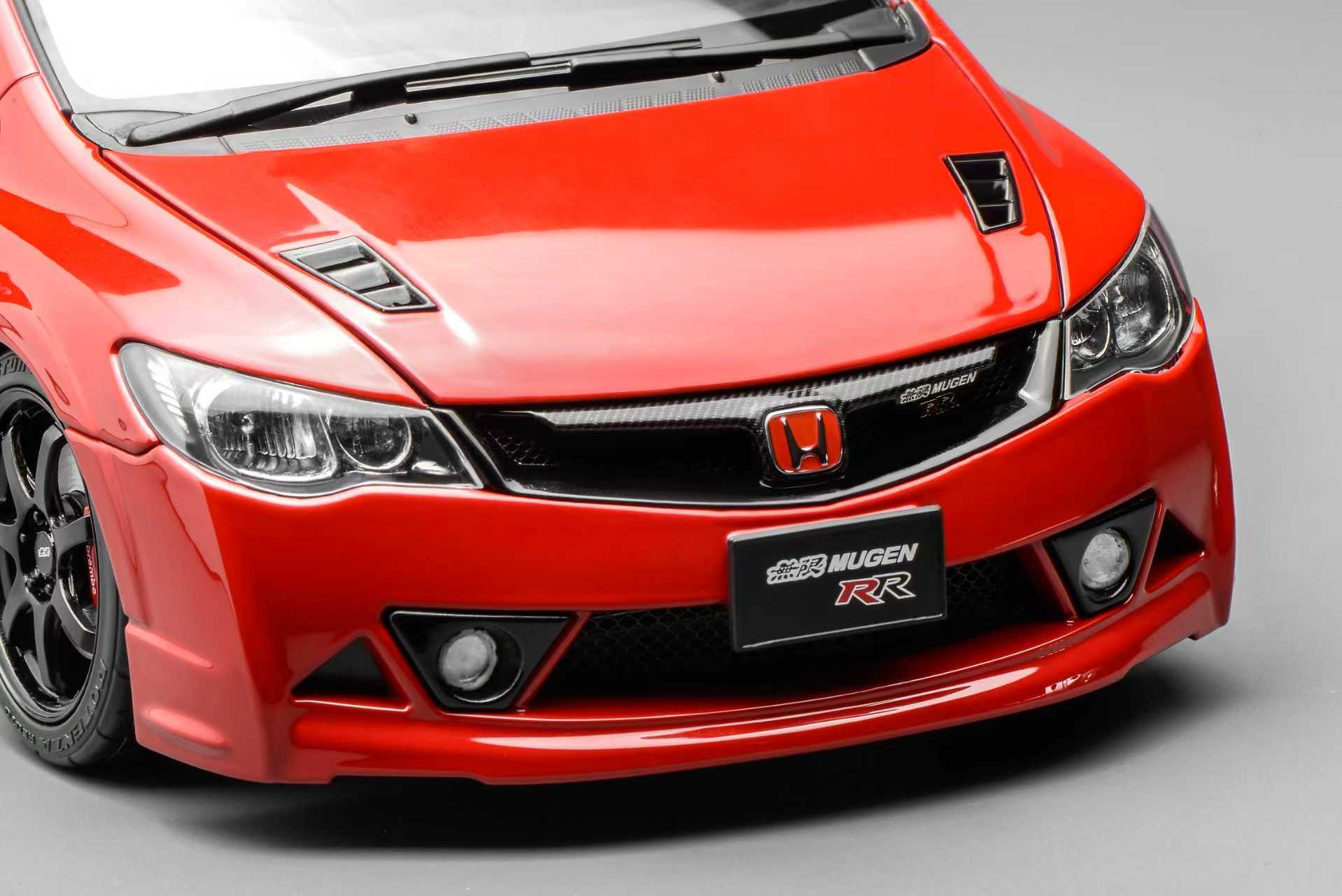 one model ホンダ CIVIC FD2 MUGEN RR OttOmobile - Mugen Honda Civic RR (FD2) (Milano Red) 1:18