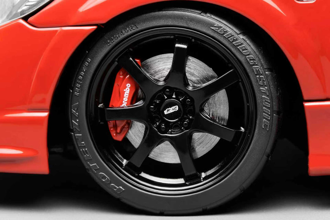 MOTORHELIX 1:18 Honda Civic Type R（FD2) MUGEN RR Milano Red M85415