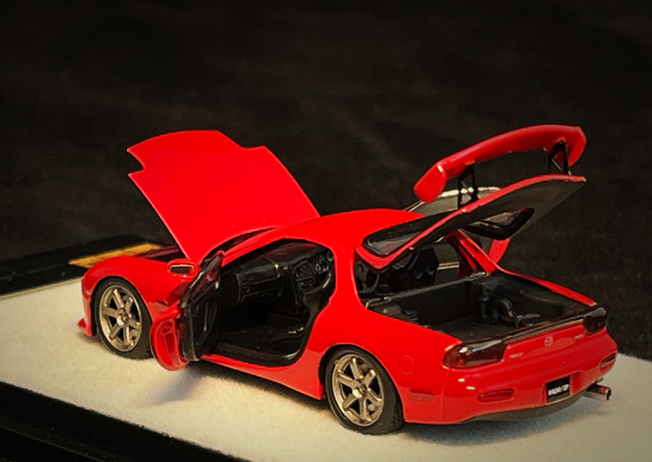 [Preorder] PGM 1:64 Mazda RX7 Red Color (2 Versions)
