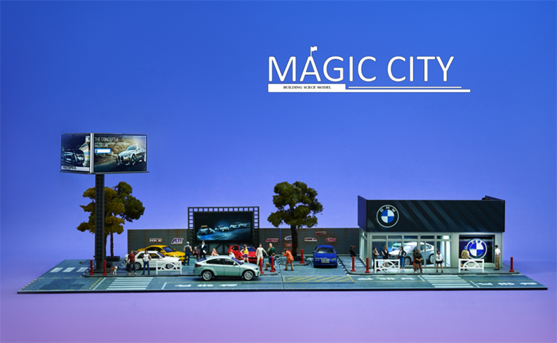 Magic City 1:64 Diorama BMW Showroom 110067