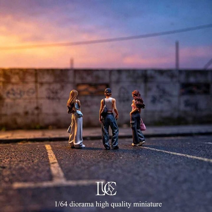 [Preorder] Lucky Studio 1:64 Street Girl Trio. LK2026092225