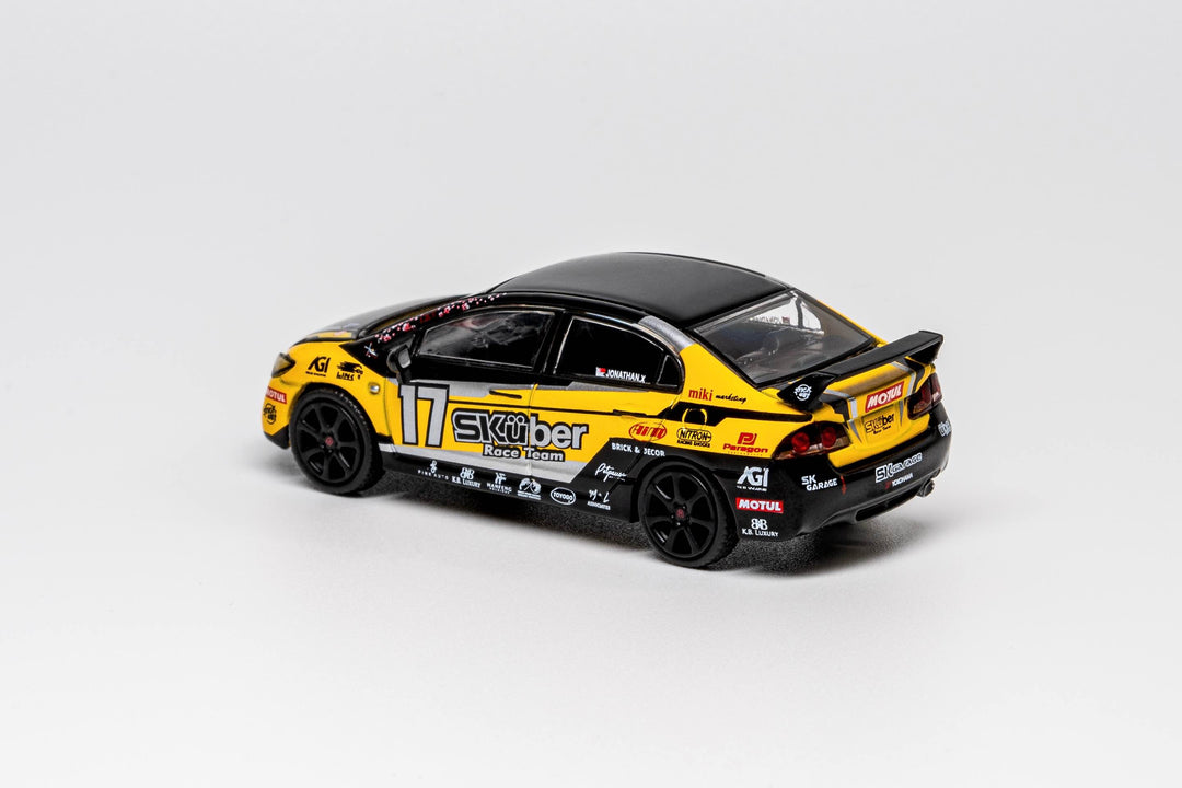 [Preorder] DCT 1:64 Honda Civic Type R 2007 - Racing RHD LL-021-333