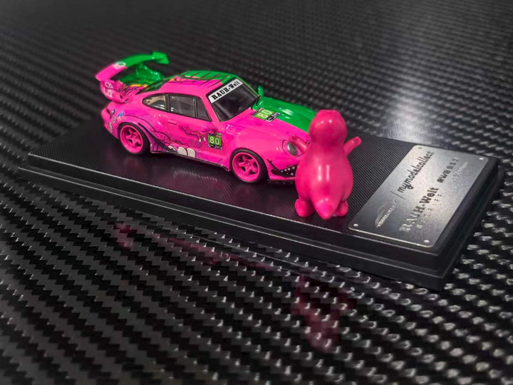 [Preorder] Model Collect 1:64 Porsche RWB993 High Wing Dragon Livery with Small Dragon MC640023M