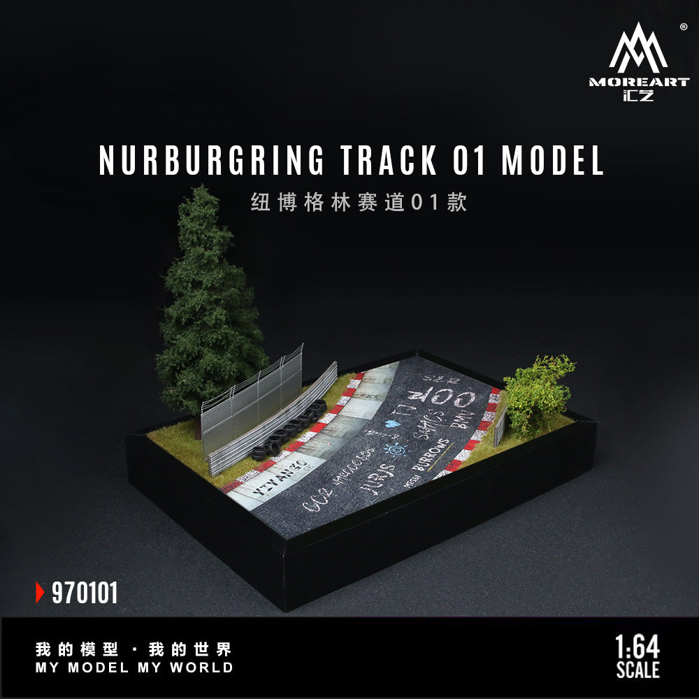 [Preorder] MoreArt 1:64 NURBURGRING TRACK O1 MODEL MO970101