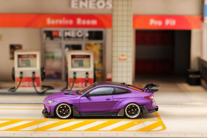 [Preorder] Street Weapon 1:64 BMW G82 M4 Widebody Matte Purple