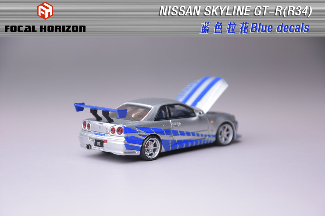 [Preorder] Focal Horizon 1:64 Nissan Skyline GTR R34 Fast & Furious Movie of C-West Version