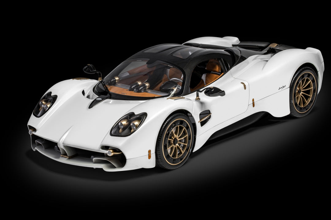 [Preorder] Pocher 1:8 HK123 Pagani Utopia Bianca Perla Black Building Kit