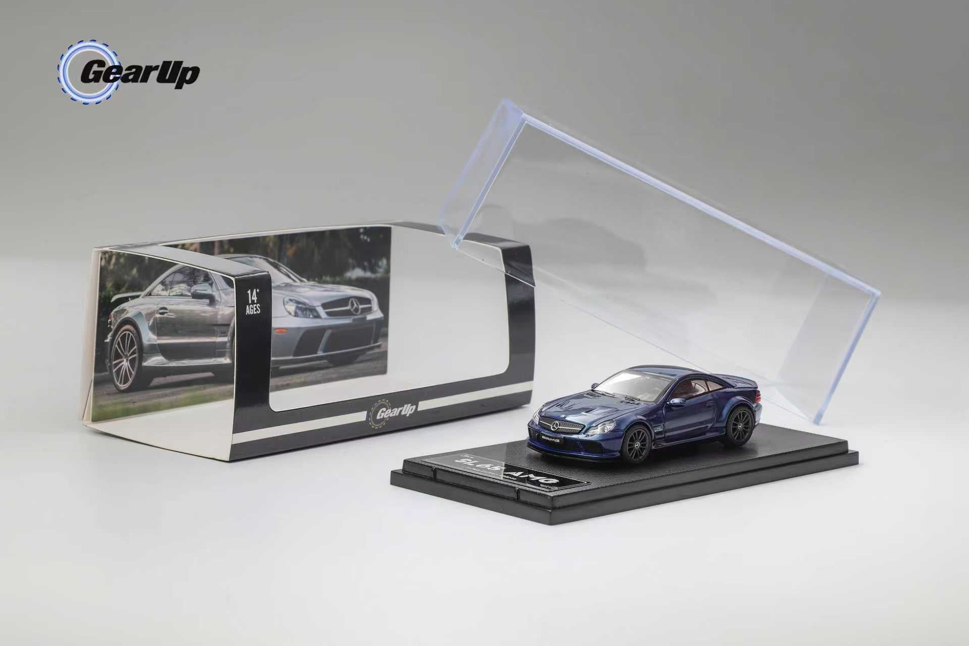 Mercedes-Benz SL65 AMG Black Series ミニカー Kyosho 1:64 Minicar Collection - Mercedes-Benz SL65 AMG