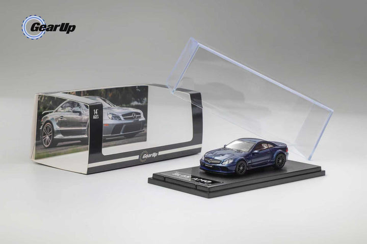 [Preorder] Gear Up Model 1:64 Mercedes SL65 AMG Black Series SL-Class 5th Generation R230 2008, 6.0L V12 (3 Colours)