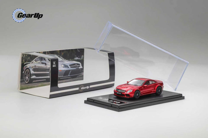 [Preorder] Gear Up Model 1:64 Mercedes SL65 AMG Black Series SL-Class 5th Generation R230 2008, 6.0L V12 (3 Colours)
