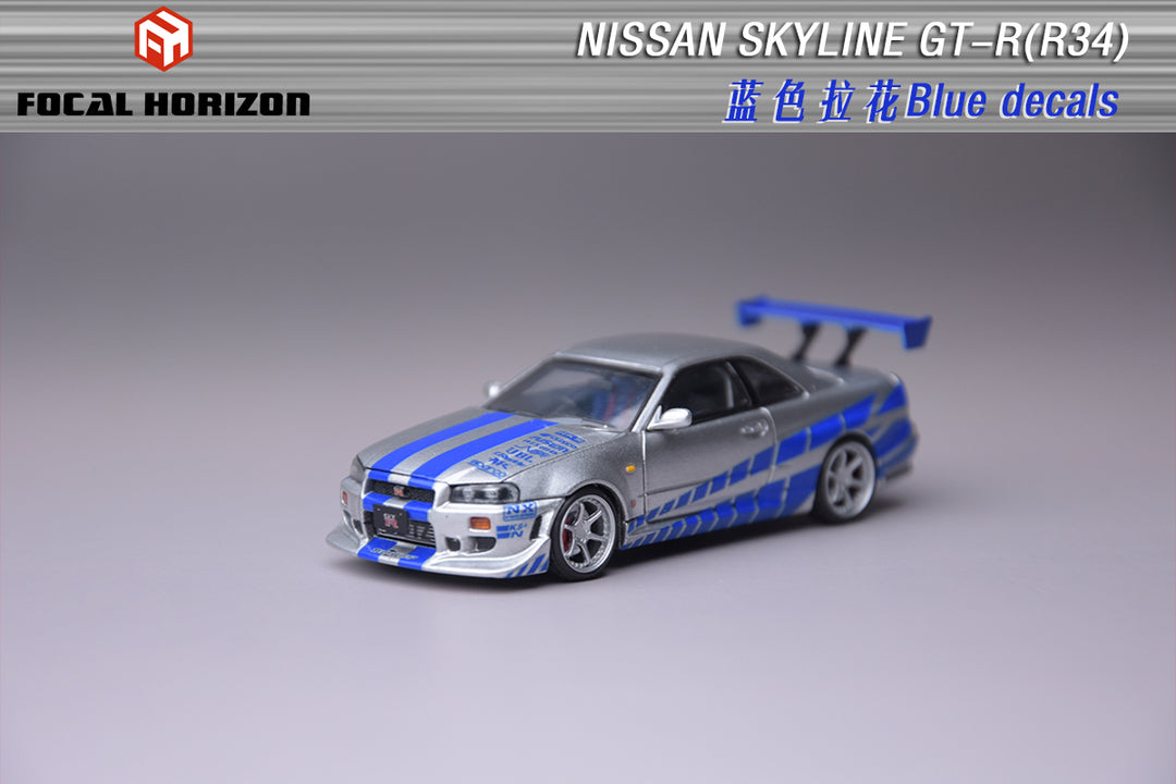 [Preorder] Focal Horizon 1:64 Nissan Skyline GTR R34 Fast & Furious Movie of C-West Version