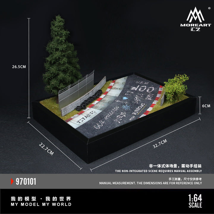 [Preorder] MoreArt 1:64 NURBURGRING TRACK O1 MODEL MO970101