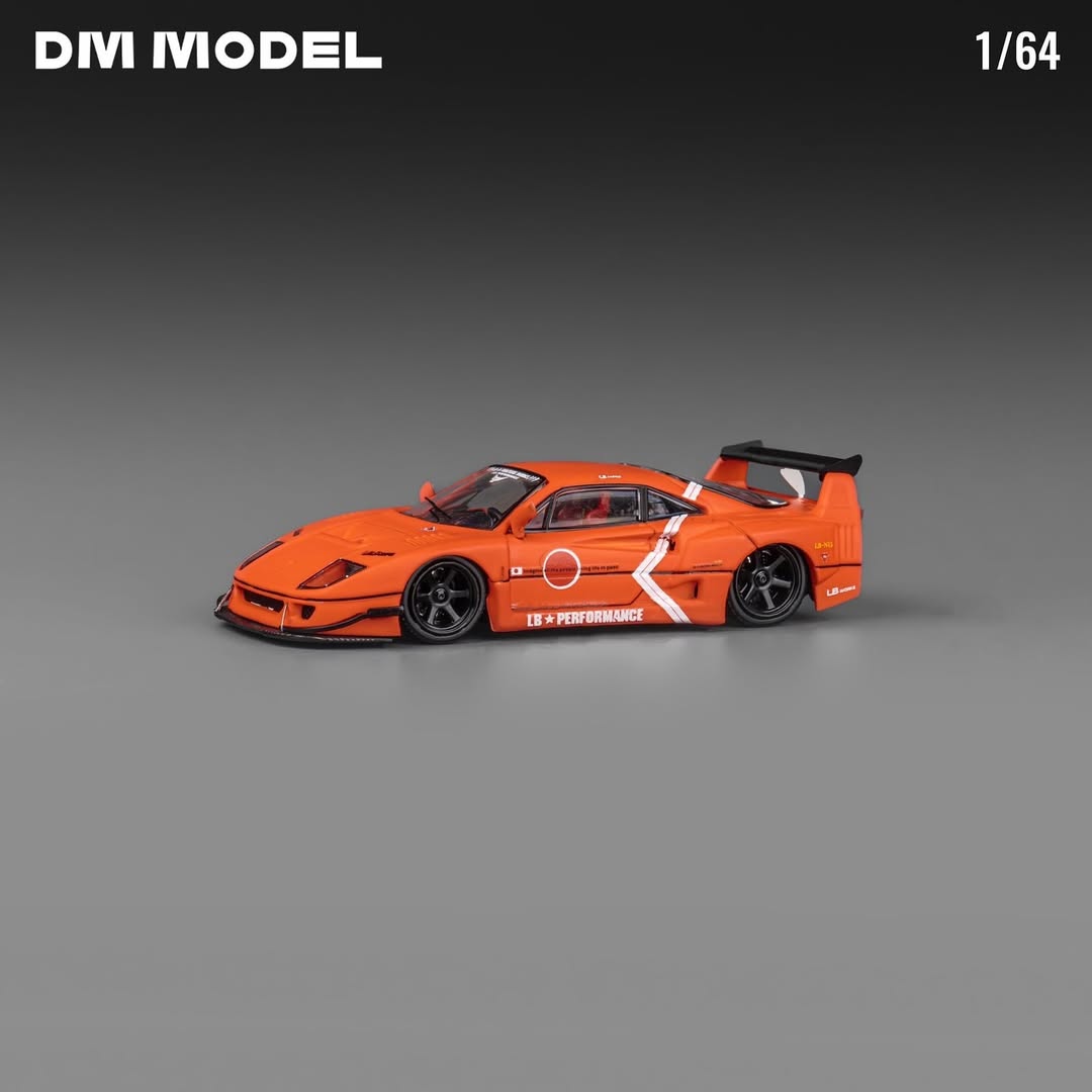 DM Model 1:64 LB F40 Zero Orange