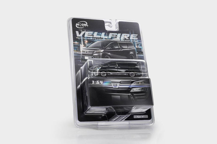 [Preorder] ModelModel 1:64 Toyota Vellfire H30W customized (2 Colours) MM64-Vellfire-001/2
