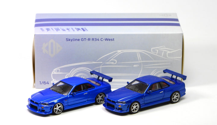 [Preorder] KOD 1:64 Fast and Furious Nissan Paul Walker Car (2 Versions)