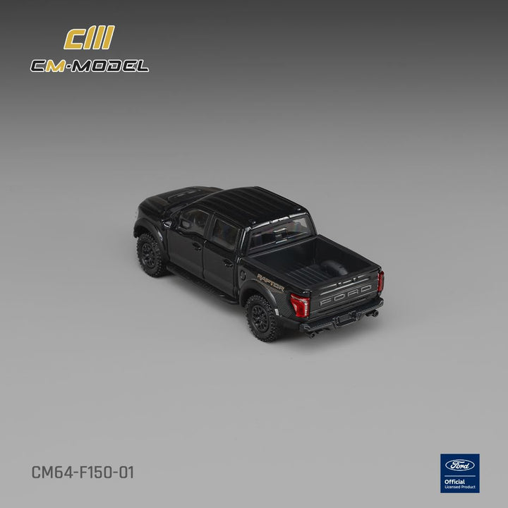 [Preorder] CM Model 1:64 Ford F‑150 Raptor Agate Black Metallic CM64‑F150‑01