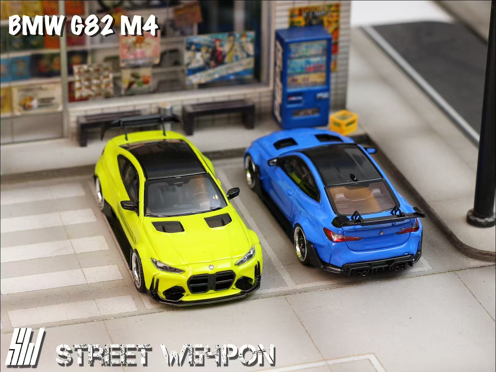 Street Weapon 1:64 BMW G82 M4 wide-body (2 Colours) – Horizon Diecast
