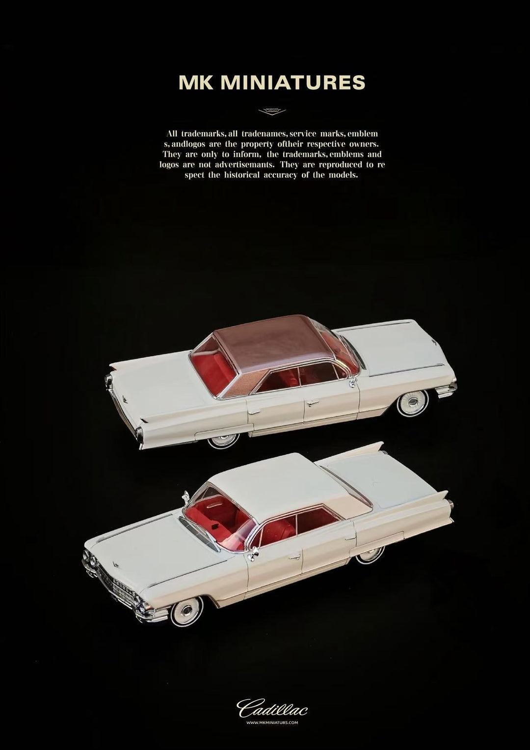 [Preorder] MK Miniatures 1:64 Cadillac DeVille (2 Versions)