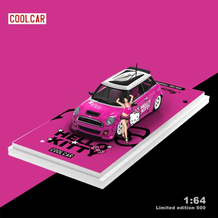 Cool Car 1:64 Mini Cooper Hello Kitty (3 Variants)