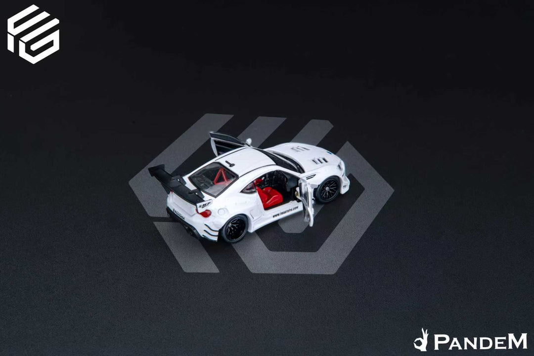 [Preorder] FG 1:64 Subaru BRZ Fully Open Pandem Modified Pearl White