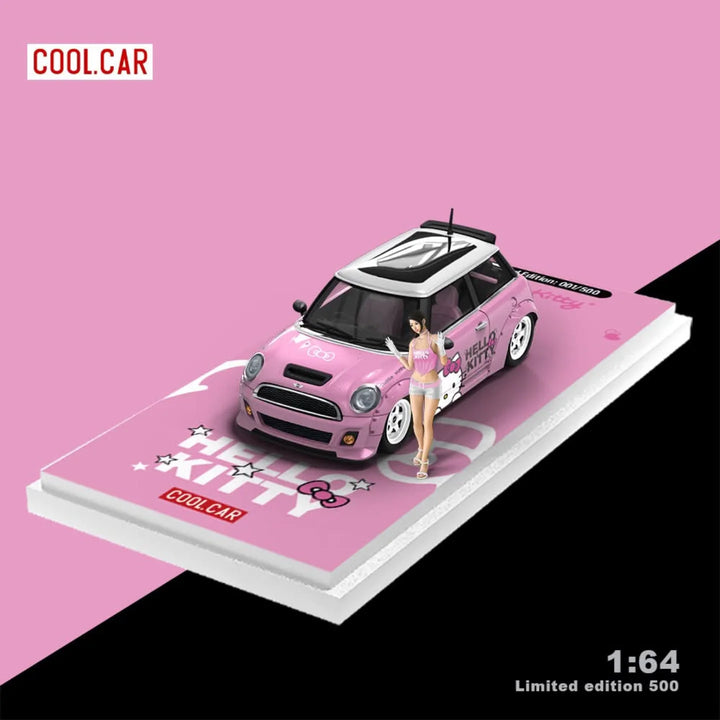 Cool Car 1:64 Mini Cooper Hello Kitty (3 Variants)