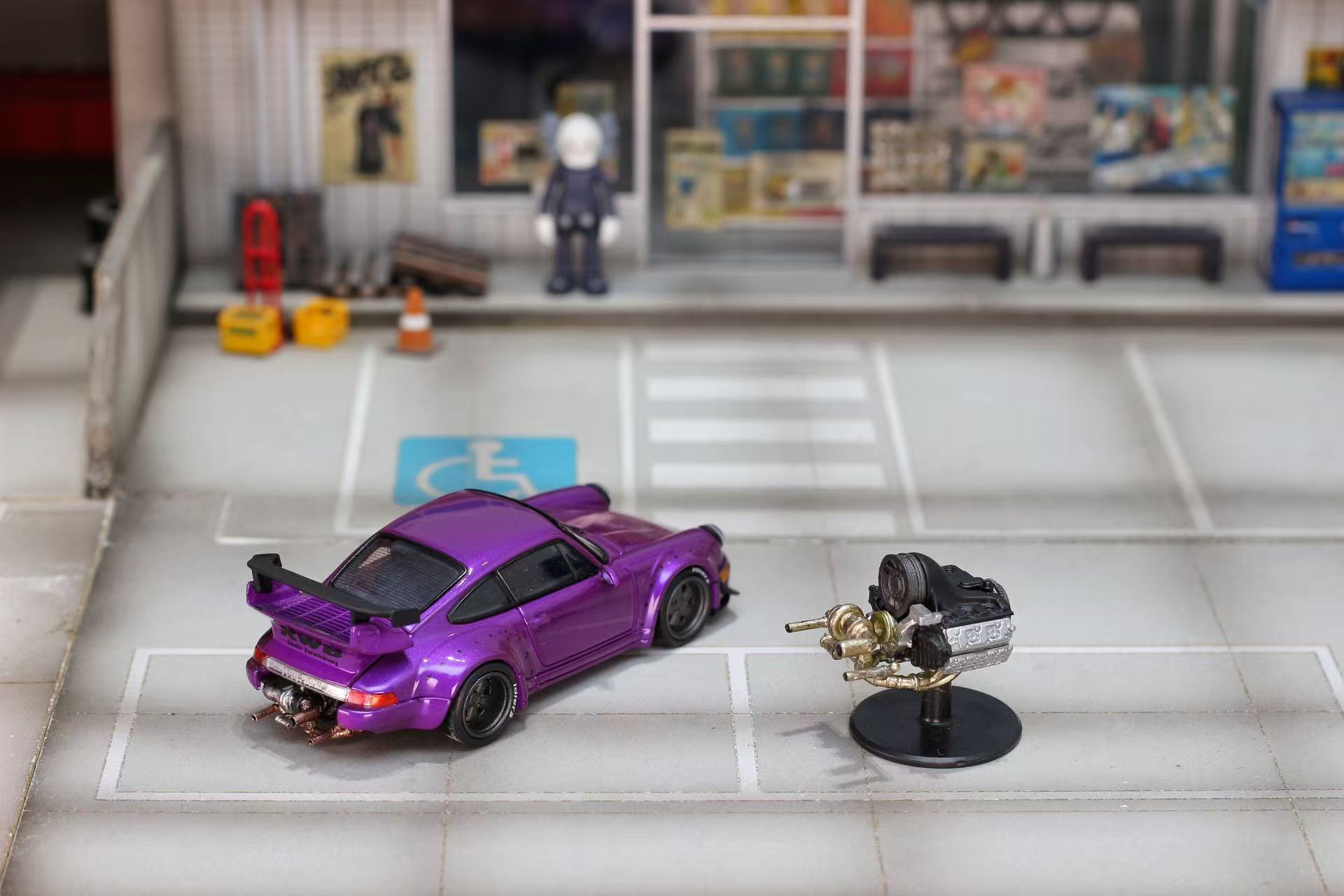 Preorder] Street Weapon 1:64 RWB 964 Metallic Violet – Horizon Diecast
