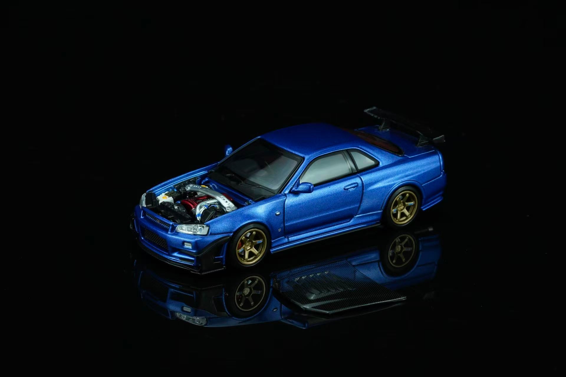 Preorder] MOTORHELIX 1:64 Nissan Skyline GT-R (R34) Customized (2